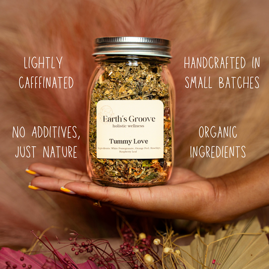 Tummy Love | Herbal Tea Blend with Raspberry Leaf & Orange Peel