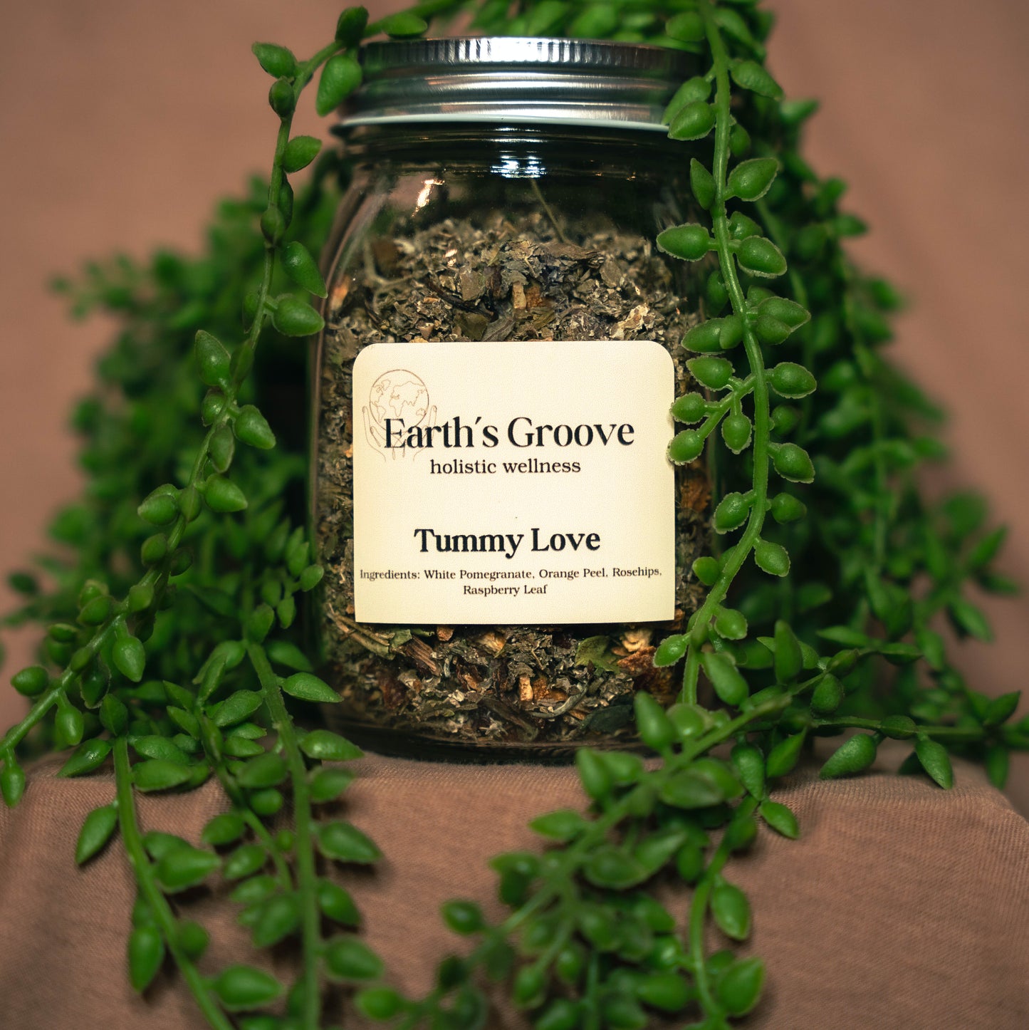 Tummy Love | Herbal Tea Blend with Raspberry Leaf & Orange Peel