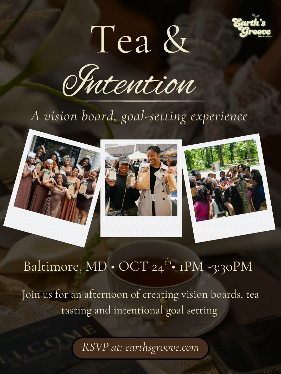 Tea & Intentions | 2027 Goal setting + Vision Board Experience