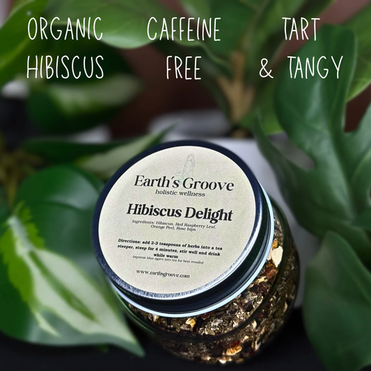 Hibiscus Delight | Herbal Tea Blend with Hibiscus & Rose hips