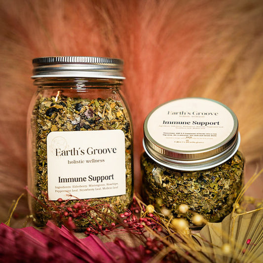 Immune Support | Herbal Tea Blend with Elderberry & Mint