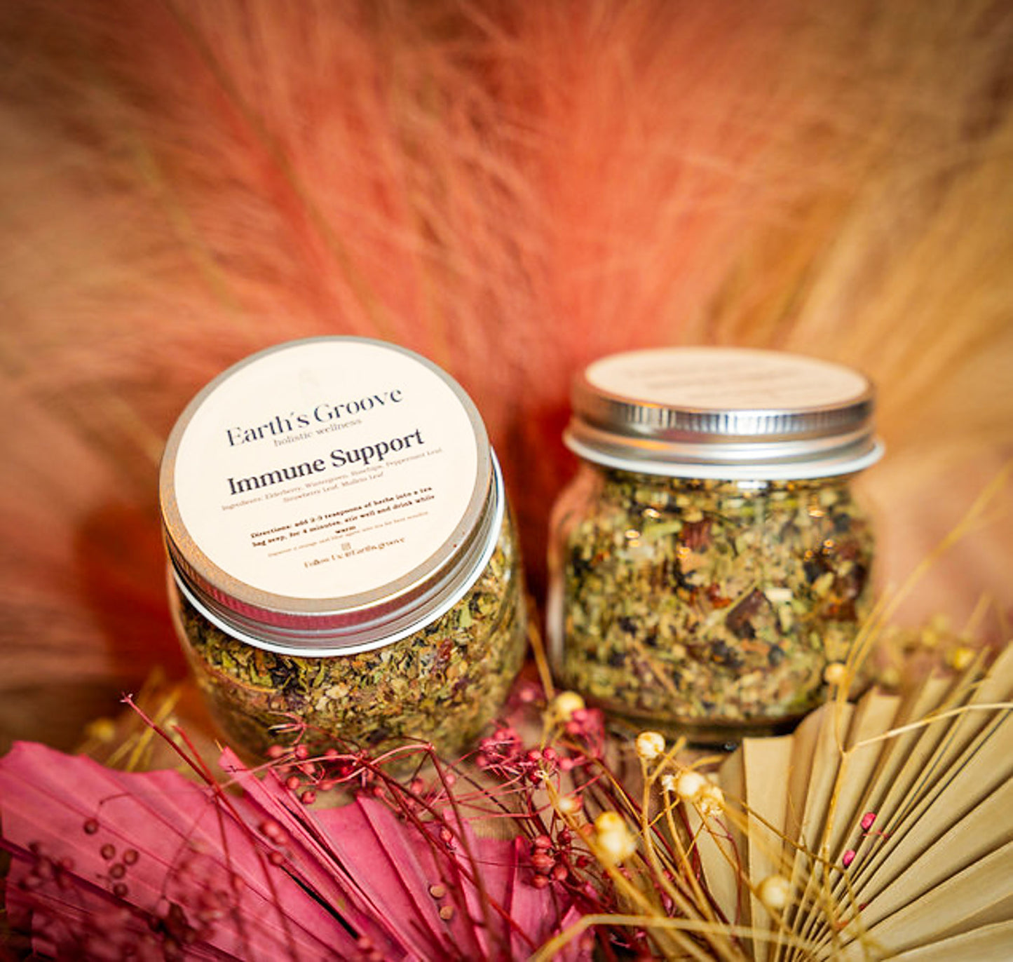 Immune Support | Herbal Tea Blend with Elderberry & Mint