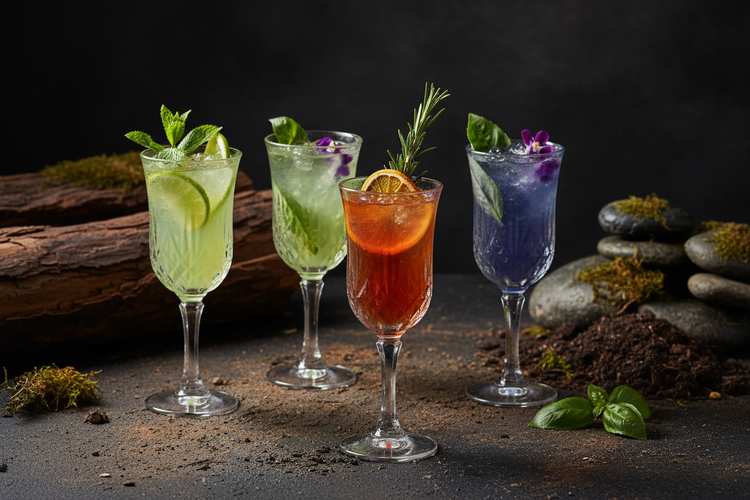 Herbal Mocktails | Alcohol-Free Wellness Sips from Earth’s Groove