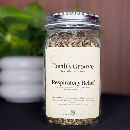 Respiratory Relief | Herbal Tea Blend with Spearmint & Marshmallow Root