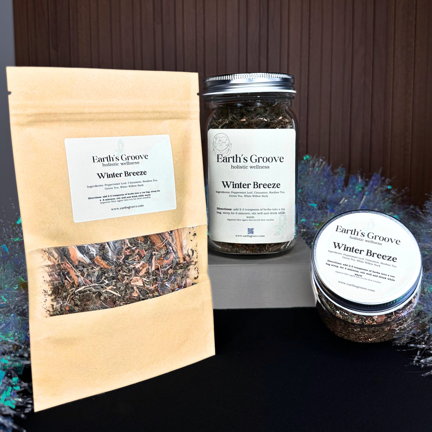 Winter Breeze | Herbal Tea Blend with Rooibos Tea & Peppermint Leaf