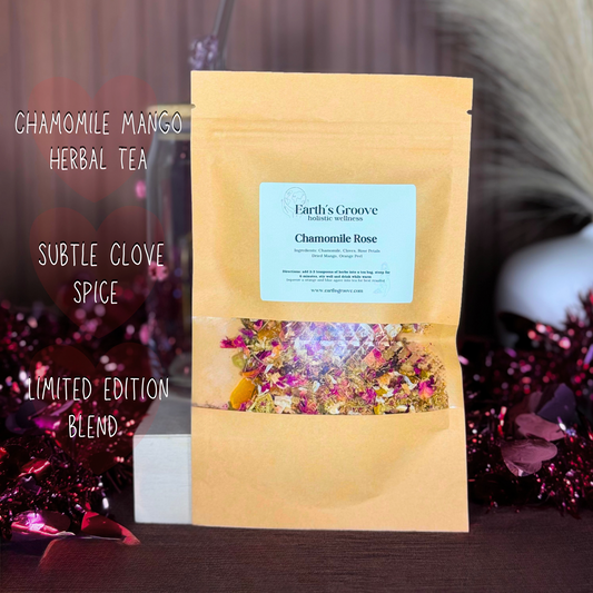 Chamomile Rose | Seasonal Herbal Tea Blend with Chamomile, Rose & Dried Mango