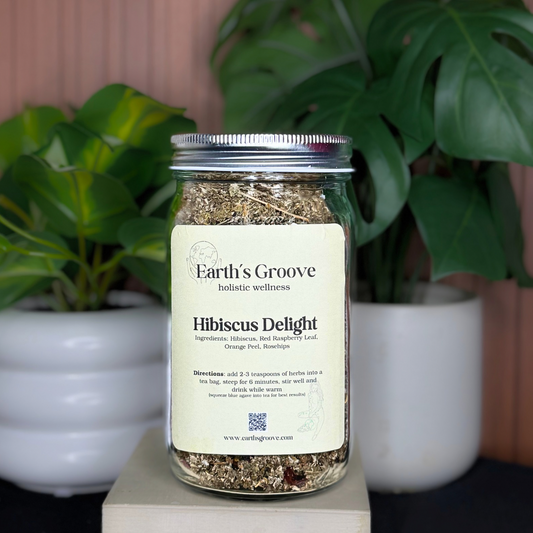 Hibiscus Delight | Herbal Tea Blend with Hibiscus & Rose hips